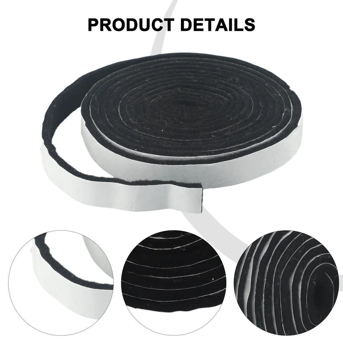 Fire-Resistant Fibre BBQ Grill Sealing Tape, About 0.3cm x 3mm x 2