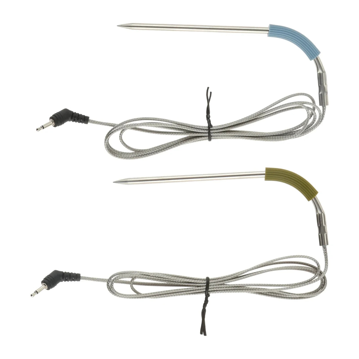 Stainless Steel Grill Temperature Probe Kit, 2-Piece, for Weber iGrill mini, 2 and 3 - Green and Blue