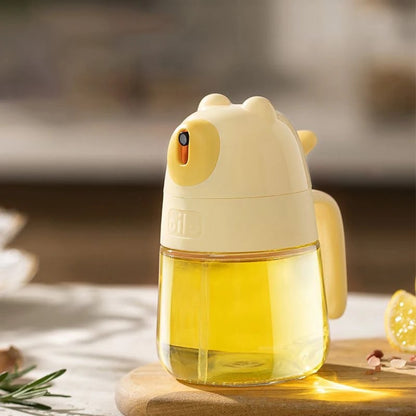 JETTING Glass Oil Spray Dispenser, Press Type, 8.6 x 14cm