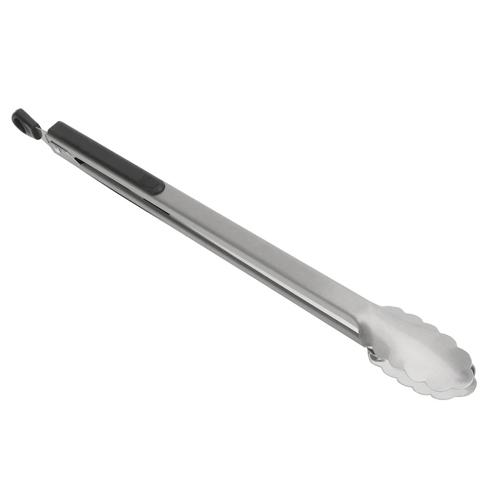 Stainless Steel BBQ Tongs 450mm Grill, Barbecue and Kitchen Tongs
