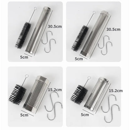 Stainless Steel BBQ Smoker Tube for Gas Grills, 6in or 12in