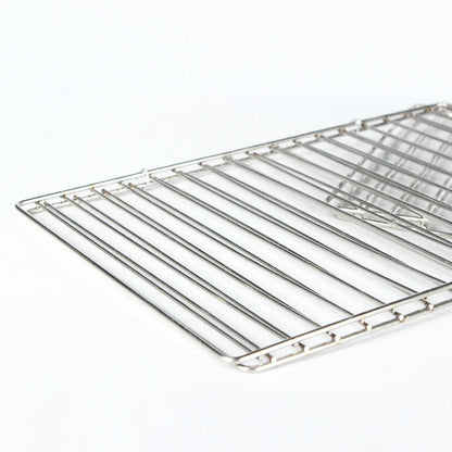 Stainless Steel BBQ Grilling Basket for Fish and Meat, Foldable, 24 x 35cm or 24 x 39cm