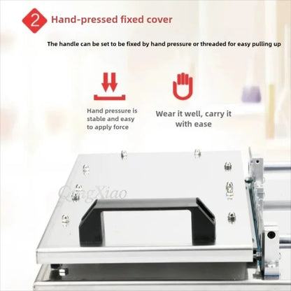 Manual Stainless Steel 10-Strand Kebab Maker for BBQ Preparation