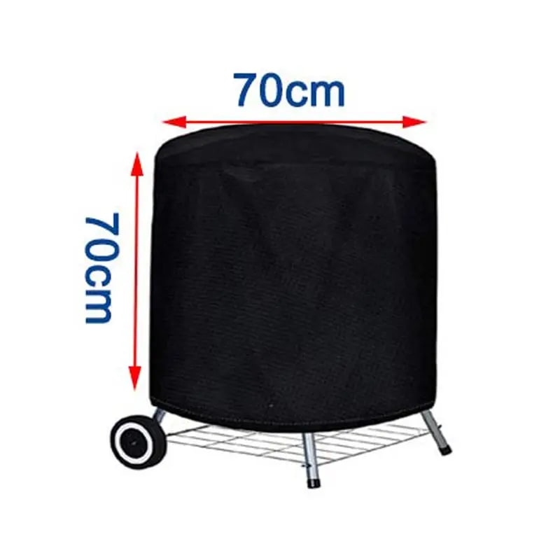 BBQ Grill Cover, 210D Oxford Cloth Waterproof Outdoor Cover, 5 Sizes - 70x70cm