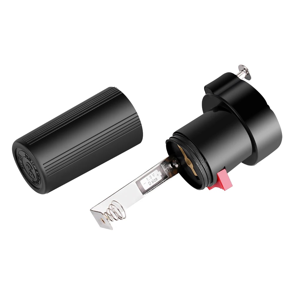 Barbecue Rotator Motor, 1.5V D Battery Powered, 2-3kg Load, Black