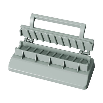 Manual Plastic Kabob Mould BBQ Skewer Maker, 29 x 12.7 x 9cm - Grey