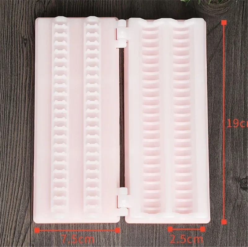 Kebab Skewer Maker Box, PP Plastic BBQ Meat Skewer Tool, 19cm