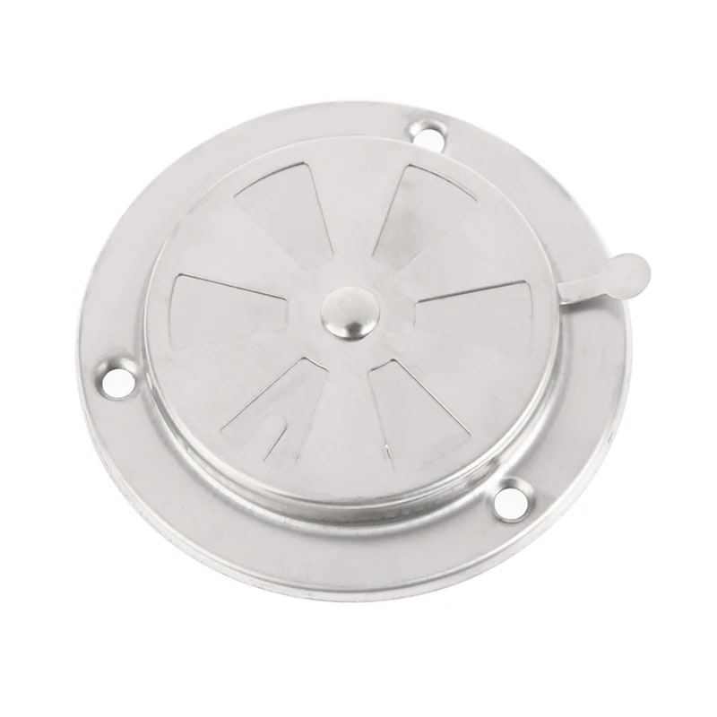 Adjustable Round Louver Vent Grille for BBQ Grill, Smoker and Stove, 95mm or 125mm