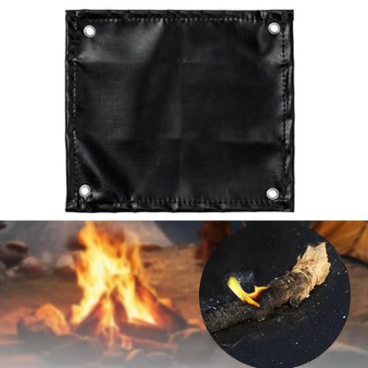 Heat-Resistant BBQ Mat, Silicone and Fibreglass Cloth, XL 100 x 60cm