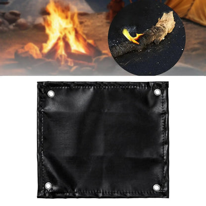 Heat-Resistant BBQ Mat, Silicone and Fibreglass Cloth, XL 100 x 60cm