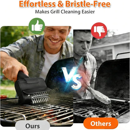 Electric BBQ Grill Cleaning Brush, 304 Stainless Steel, 800 RPM, 2000 mAh