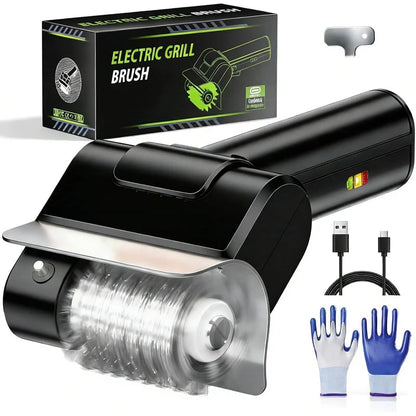 Electric BBQ Grill Cleaning Brush, 304 Stainless Steel, 800 RPM, 2000 mAh
