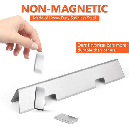 3-Piece Stainless Steel BBQ Flavorizer Bars for Weber Spirit E/S-210 and E/S-220 Gas Grills