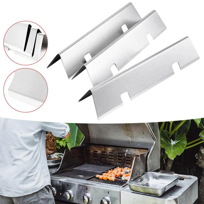bbqdeals 3-Piece Stainless Steel BBQ Flavorizer Bars for Weber Spirit