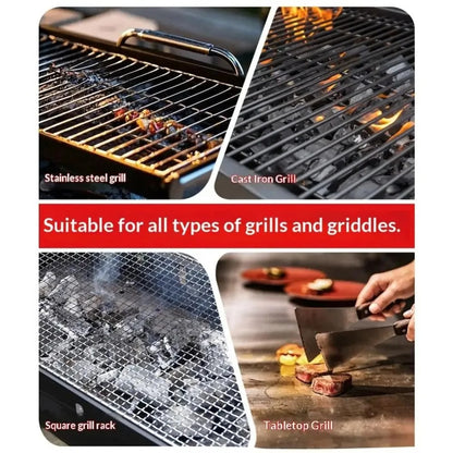 Electric BBQ Grill Cleaning Brush, Cordless Rotating 2-Speed, 10W