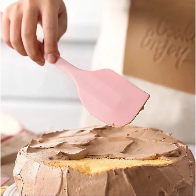 Silicone Basting Brush and Spatula Set for BBQ, Baking and Cooking