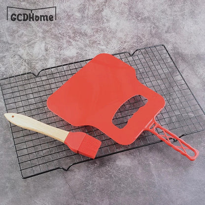 Manual BBQ Fan, Handheld Plastic Barbecue Blower, 32.1 x 21.3cm