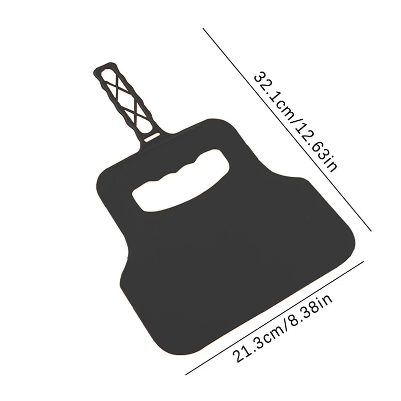 Manual BBQ Fan, Handheld Plastic Barbecue Blower, 32.1 x 21.3cm - Gray