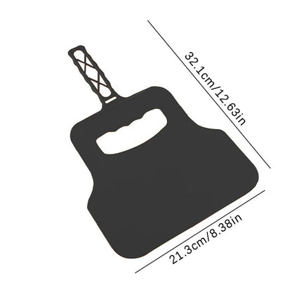 Manual BBQ Fan, Handheld Plastic Barbecue Blower, 32.1 x 21.3cm - Gray