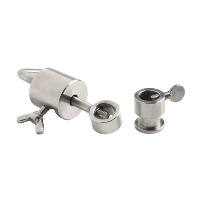 Stainless Steel BBQ Rotisserie L-Shaped Bar Weight Balancer 110 mm