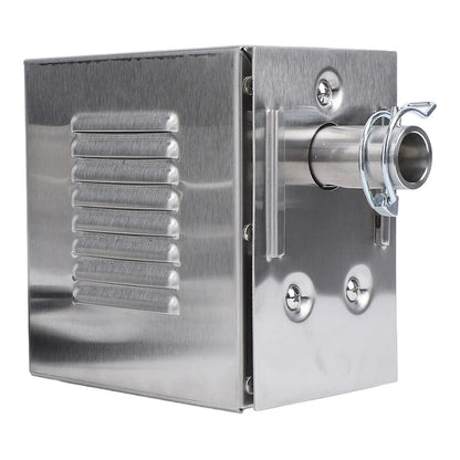 45W Stainless Steel Electric Grill Rotisserie Motor, 2-3 RPM, US/EU Plug