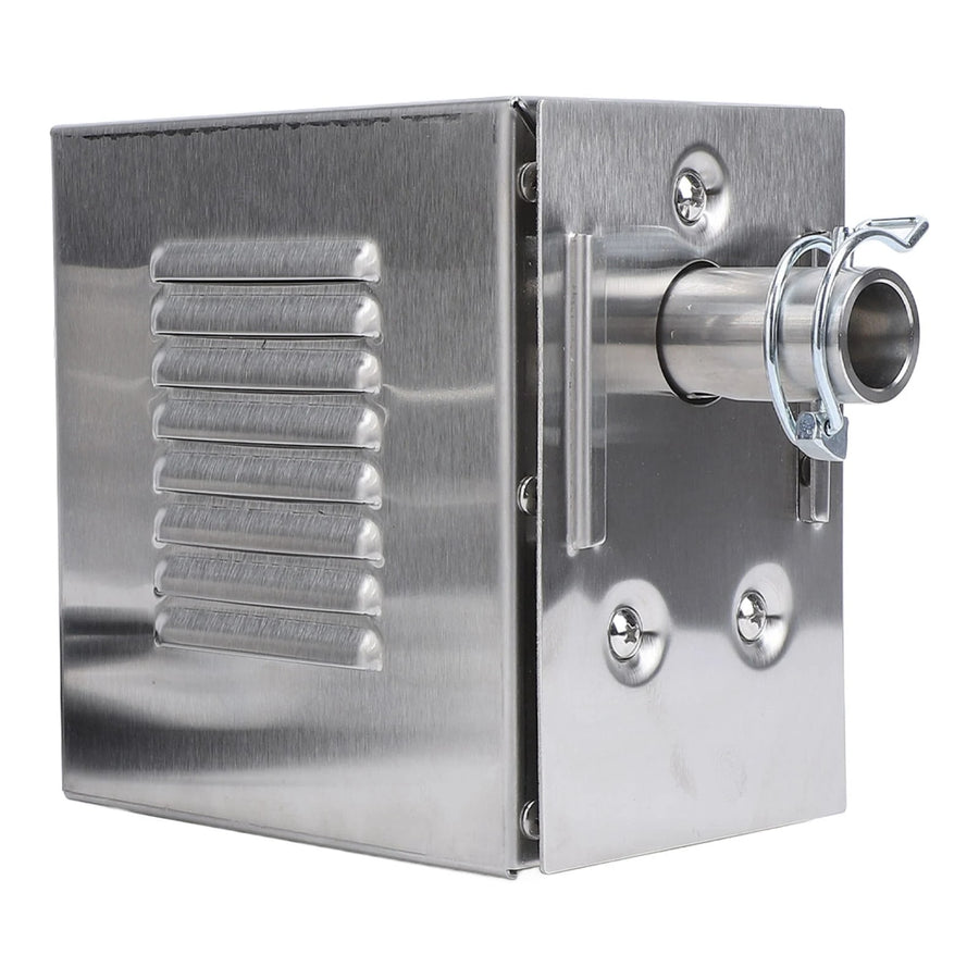45W Stainless Steel Electric Grill Rotisserie Motor, 2-3 RPM, US/EU Plug