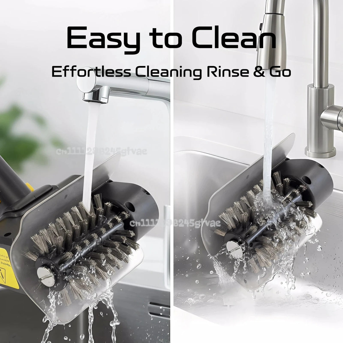 Cordless Electric BBQ Cleaning Brush with Roller Brush and Scraper