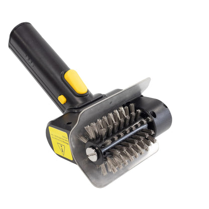 Cordless Electric BBQ Cleaning Brush with Roller Brush and Scraper