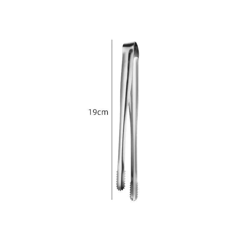 304 Stainless Steel BBQ Tongs, Serrated Food Grippers, S, M or L - S 1pc