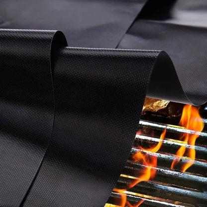 Reusable BBQ Grill Mat, PTFE-Coated Non-Stick, 60x40cm or 40cm Round