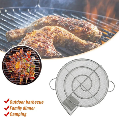 Cold Smoke Generator BBQ Smoker Box, Metal, Round or Square, 250g Wood Options