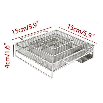 Cold Smoke Generator BBQ Smoker Box, Metal, Round or Square, 250g Wood Options