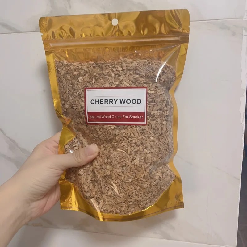 Cold Smoke Generator BBQ Smoker Box, Metal, Round or Square, 250g Wood Options - 250g cherry wood