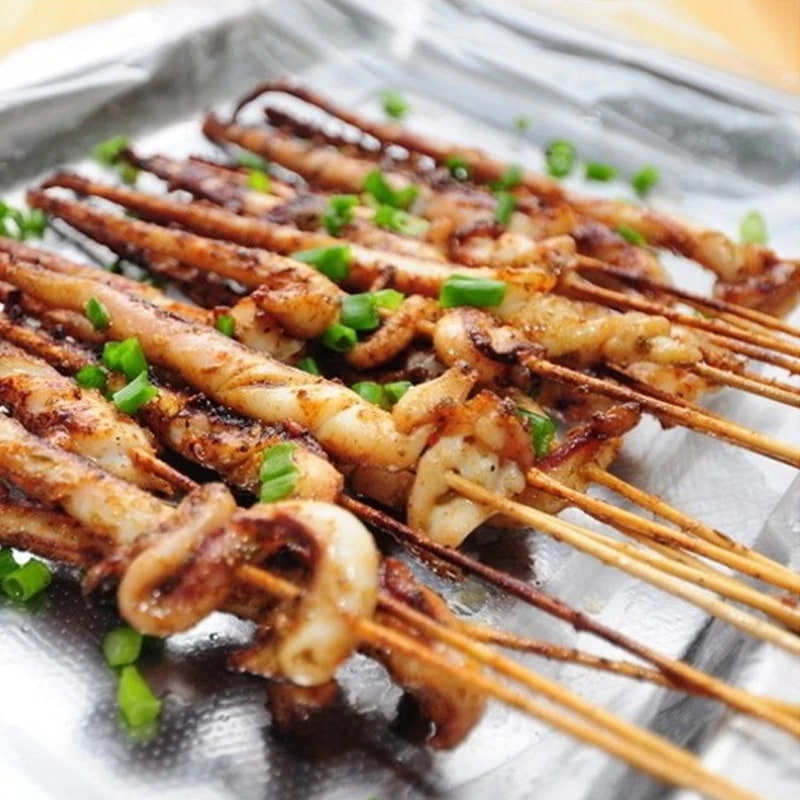 Wooden BBQ Skewers, Disposable Grill Sticks, 30 or 50 Pack