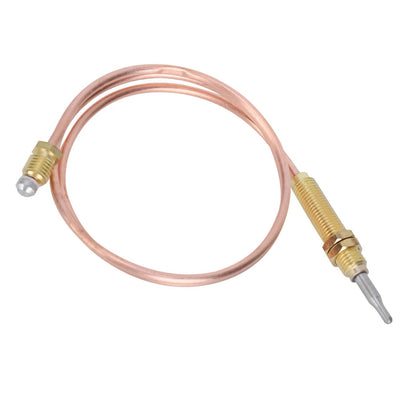 M8 x 1 Gas Thermocouple Probe, 600mm Metal Sensor for Fireplace and BBQ Accessories