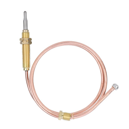 M8 x 1 Gas Thermocouple Probe, 600mm Metal Sensor for Fireplace and BBQ Accessories