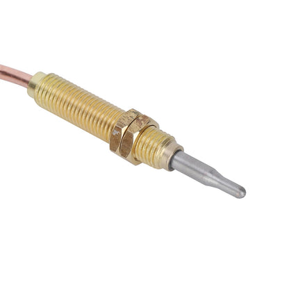 M8 x 1 Gas Thermocouple Probe, 600mm Metal Sensor for Fireplace and BBQ Accessories