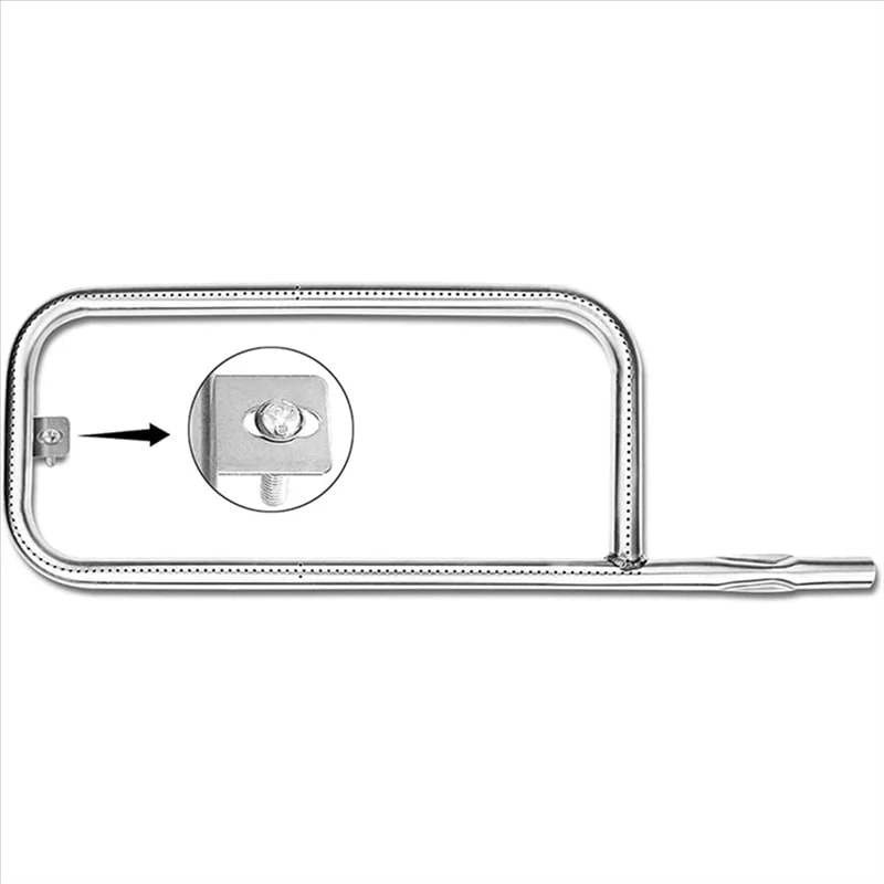BBQ Burner Tube Replacement, Stainless Steel, 52cm x 19cm, for Weber Models
