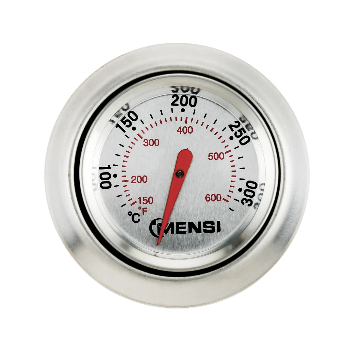 bbqdeals Built-In BBQ Lid Thermometer and Bezel Kit, 150-600°F, for Weber Q