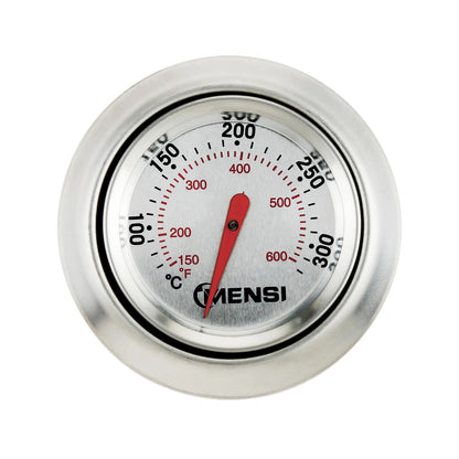 bbqdeals Built-In BBQ Lid Thermometer and Bezel Kit, 150-600°F, for Weber Q