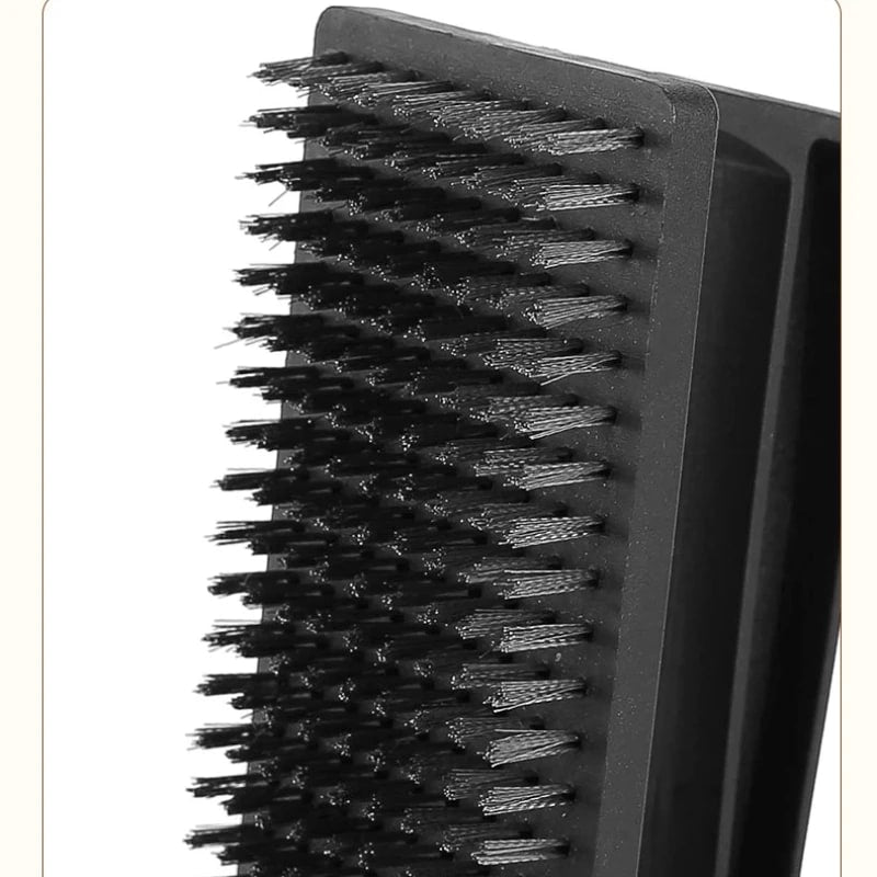 Metal BBQ Grill Brush with Steel Wire Bristles and Ergonomic Handle