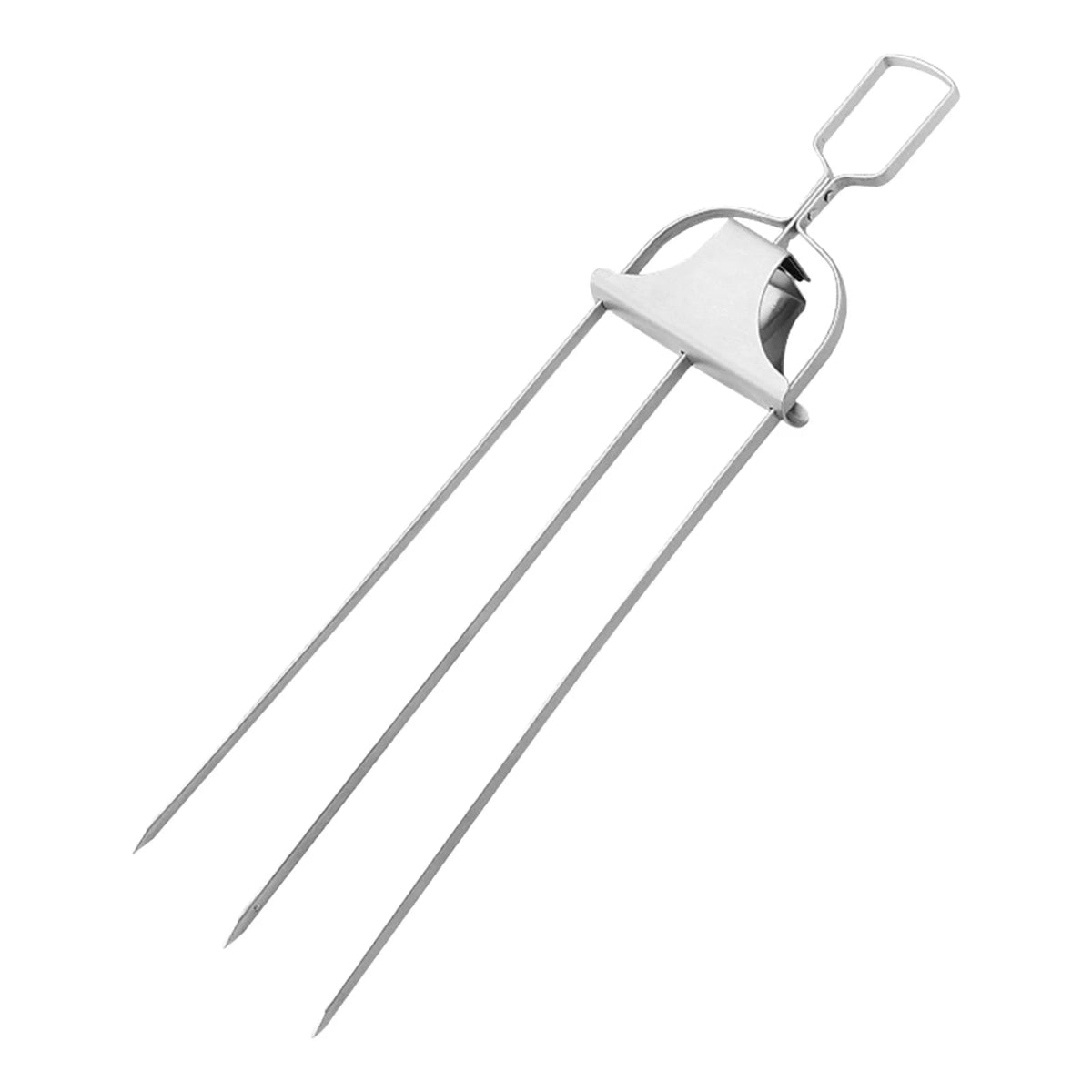 Stainless Steel BBQ Fork Skewers, 35.6cm, 2-Pack, 3-Prong