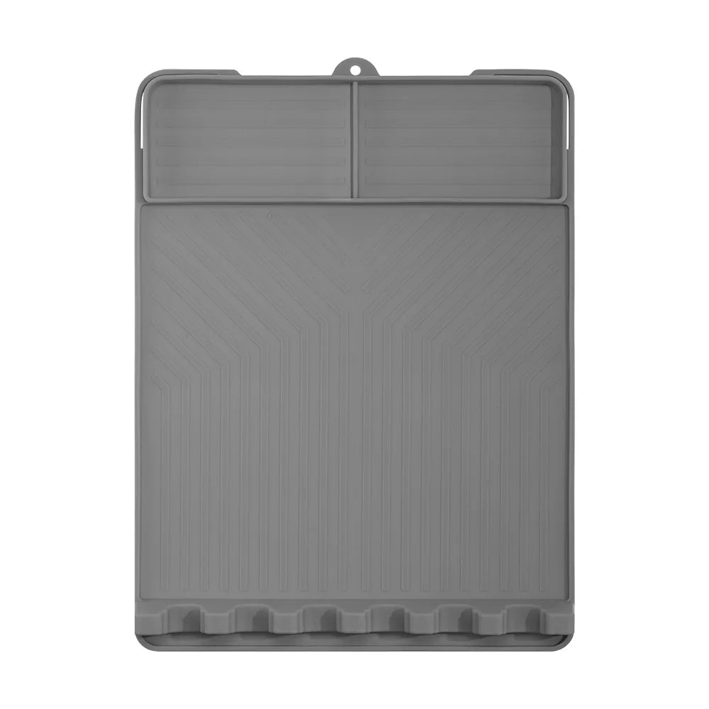 Silicone Grill Side Rack Pad 400 x 300 x 35mm, Black, Grey or Orange - Gray