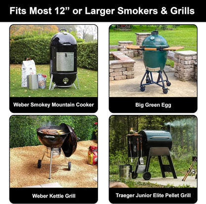 BBQ Rib Rack for 4 Ribs, Metal Barbecue Roasting Stand, 31.3 x 25.3 x 7.3 cm