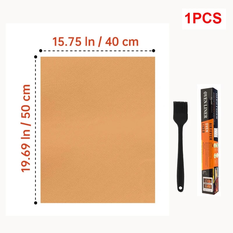 Reusable Non-Stick BBQ Grill Mat, Cut to Size, Rubber, 33 x 40cm or 40 x 50cm - 40X50-1PC