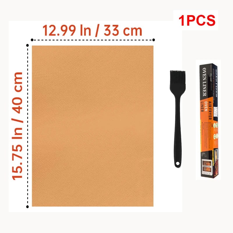 Reusable Non-Stick BBQ Grill Mat, Cut to Size, Rubber, 33 x 40cm or 40 x 50cm - 33X40-1PC