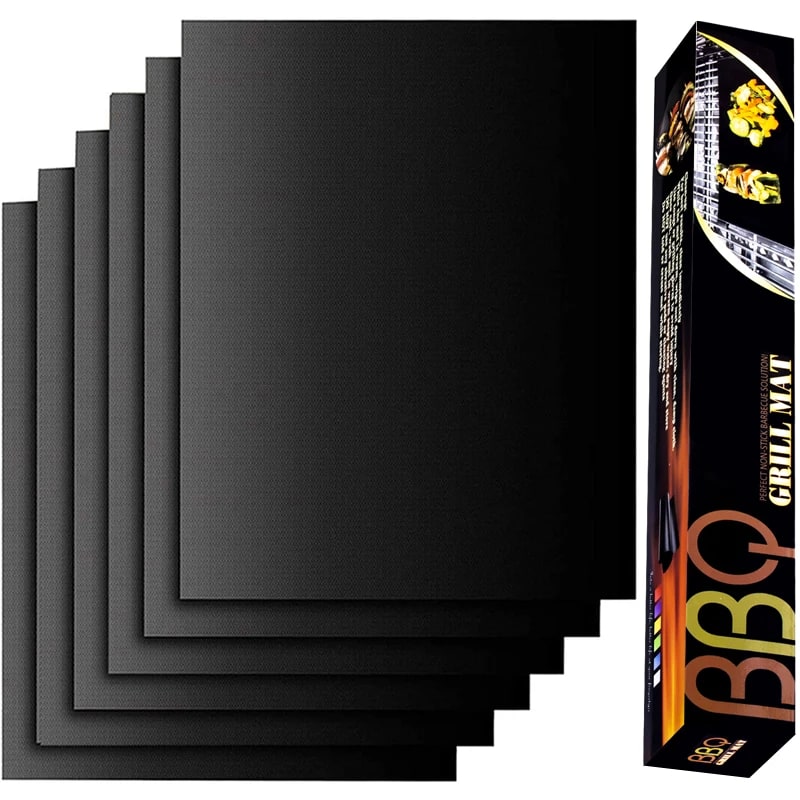 Non-Stick BBQ Grill Mat and Oven Liner, 33 x 40cm, 40 x 50cm or 40 x 60cm
