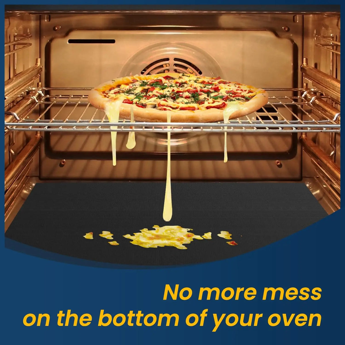 Non-Stick BBQ Grill Mat and Oven Liner, 33 x 40cm, 40 x 50cm or 40 x 60cm