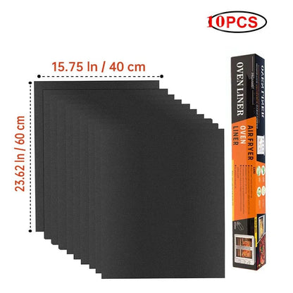 Non-Stick BBQ Grill Mat and Oven Liner, 33 x 40cm, 40 x 50cm or 40 x 60cm - MULTI