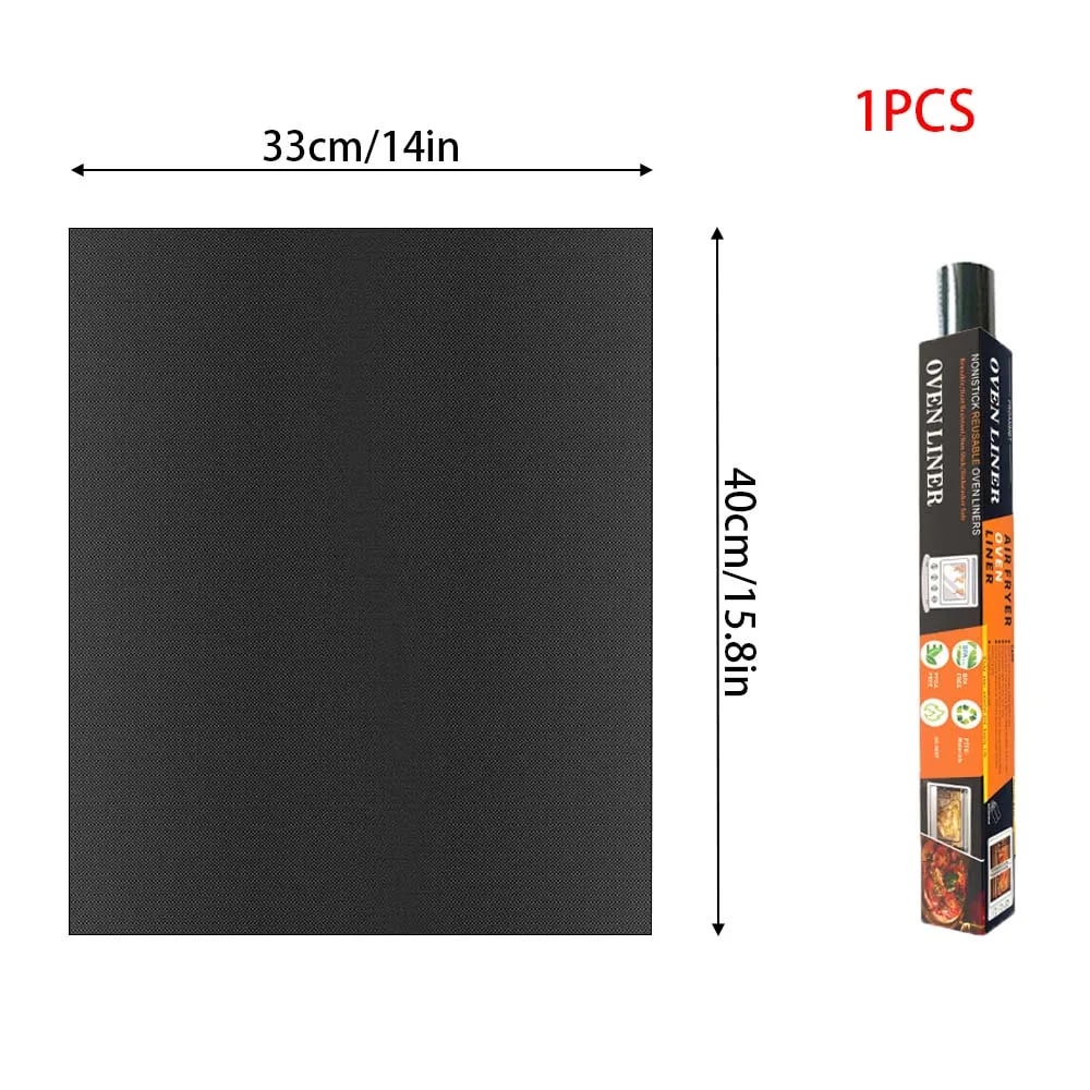 Non-Stick BBQ Grill Mat and Oven Liner, 33 x 40cm, 40 x 50cm or 40 x 60cm - 33x40 1pcs
